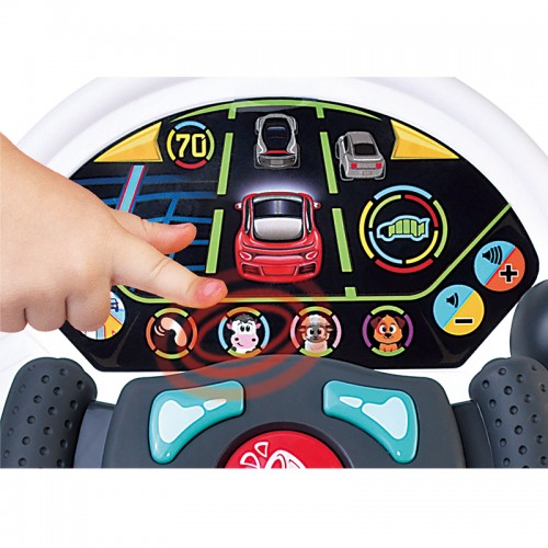 Hap-P-Kid Little Learner Touch Panel Steering Wheel | Touch N Learn Driver | Baby Toys | 12 months+